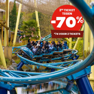 Walibi Looping Deal: 2 tickets voor €74 bij Walibi