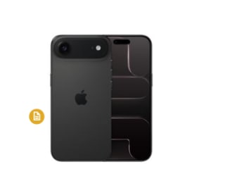 Apple iPhone Air 6,5" 5G e-SIM 512 Go Noir sidéral à 1.219€
