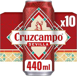 Cruzcampo Spanish Lager 10x440ml Cans £6.50 Amazon Deal
