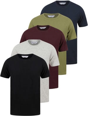 5-Pack Cotton T-Shirts for £18.99 with Code