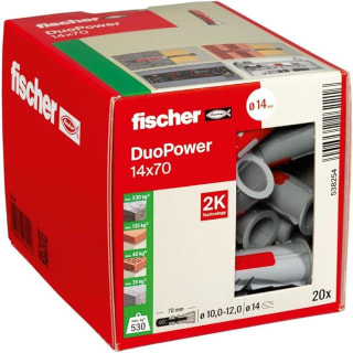 fischer DuoPower 14 x 70, Powerful Universal Plug, £1.66