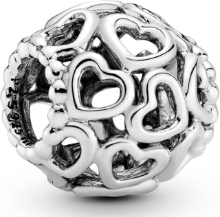 PANDORA 790964 Openwork hearts silver charm voor €15,20 bij Amazon
