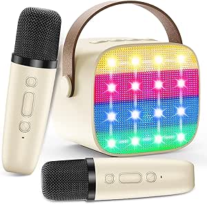 Micrófono Karaoke Niños 2 Microfonos Inalámbrico, Altavoz Bluetooth por 7.13€