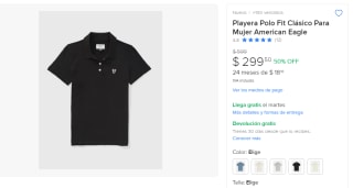 Playera Polo American Eagle por $299 | Oferta Mercado Libre