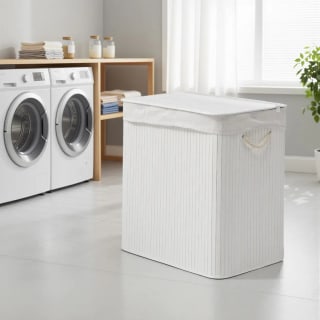 JOYFURNOS Grote bamboe wasmand (3 vakken, 60×40×61 cm) voor €19,99 bij Joybuy