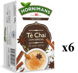 6 x Hornimans Té Chai con Especias Ingredientes 100% Naturales | 20 bolsas a 8.68€