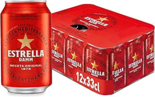 Cerveza Estrella Damm, pack de 12 Latas 33cl por 5.69€