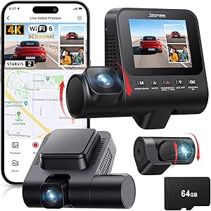 Dash Cam 3 canales 4K por 70.38€