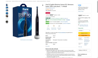 Cepillo Oral-B iO Series 2 por $792 | Oferta Amazon