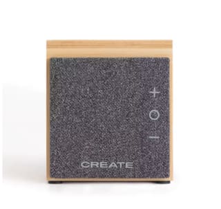 Create Altavoz Bluetooth de Bambú con Soporte para Smartphone por 13.44€