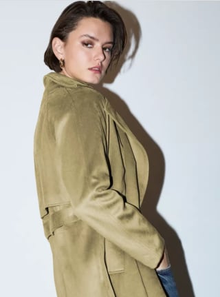 Abrigo Efecto Ante para Mujer por 9.99€