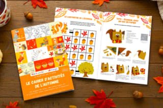 Carnet d'activités de l'automne conçu avec Tête à modeler à partir de 5€