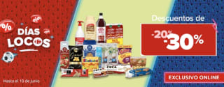 Carrefour Días Locos hasta 30% descuento Exclusivo Online
