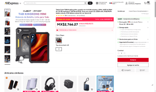 Tablet Cubot TAB KingKong Mini 128GB por $2,727 | AliExpress