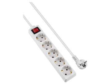 Multiprise avec 5 Prises et Interrupteur, GRIFEMA à 7,98€