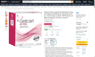 Gelicart Action Colágeno Hidrolizado 600g por $1045 | Oferta Amazon