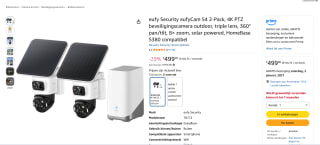 Eufy S4 Beveiligingscamera voor €499
