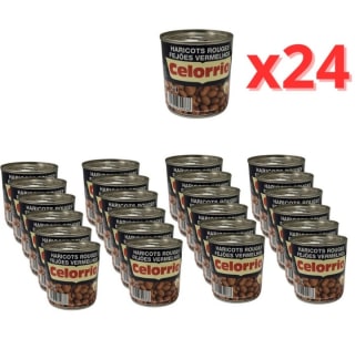 Pack 24×200gr Alubias rojas Extra Don Celorrio por 9.99€.