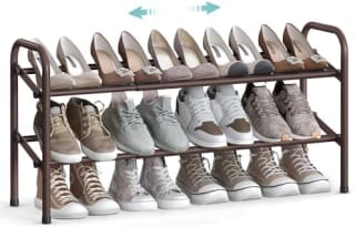 SONGMICS Zapatero, Extensible, 2 Niveles, Ajustable por 11.53€