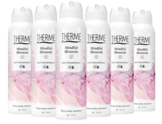 6x Therme Anti-Transpirant Mindful Blossom 150 ml voor €13,65 bij Wehkamp
