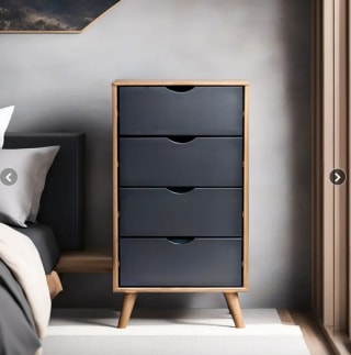 Cómoda Lia VEKKAHOME 4 cajones Gran Oferta $49.990 Solo disponible en falabella.com