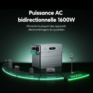 Zendure SolarFlow 1600 AC+ (1,92 kWh + 1x AB2000X) pour 639€ chez Cdiscount