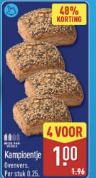 4 Kampioentjes voor €1 bij de Aldi