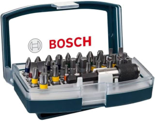 Bosch Kit de Puntas 32 Piezas con Adaptador Hexagonal ¼" por $194 en Amazon