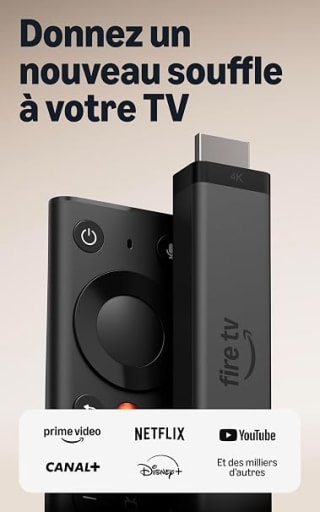 Amazon Fire TV Stick 4K (nouvelle génération) pour 35,99€ chez Amazon