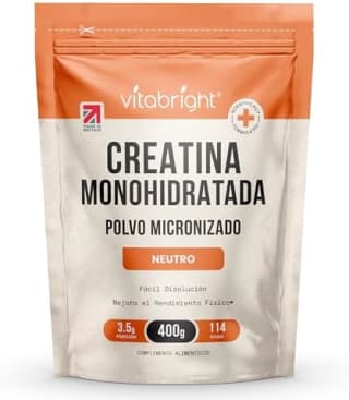 Creatina monohidratada en polvo micronizado 400 g por 6,49€