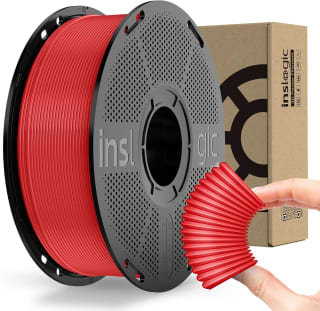 Inslogic TPU 3D Printer Filament 1.75mm 95A (Rood, 1kg) voor €10,99 bij Amazon