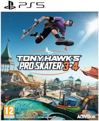 Tony Hawk’s Pro Skater 3 + 4 (PS5, disque) pour 32,40€ chez Amazon