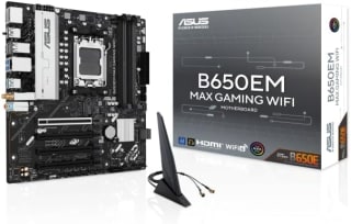 ASUS B650EM MAX GAMING WIFI motherboard for £64.28 at Amazon