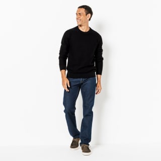 Pull col rond jeux de points fantaisie à 12€ chez Jules