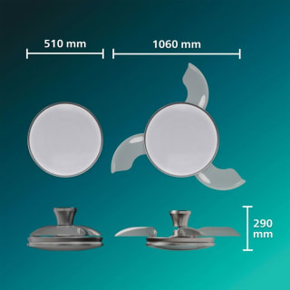 Ventilateur de plafond Philips Atlas (Ø106 cm) pour 87,75€ chez Cdiscount