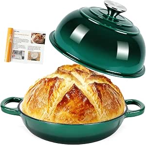 AHJ 26cm 5.7L Enameled Cast Iron Dutch Oven for £28.89