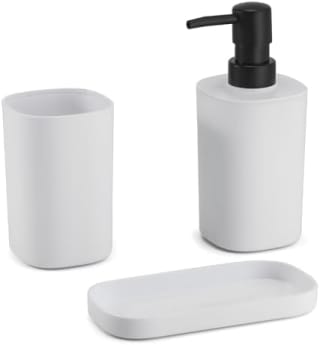MSV ensemble 3 accessoires de salle de bain Lona pour 5,90€ chez Amazon