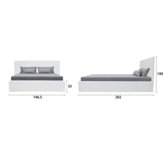 MARTIN Lit adulte 140 x 190 cm avec coffre pour 103,73€ chez Cdiscount