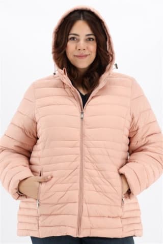 Eviva lichtroze puffer jacket met kap voor €16,50 bij Bel&Bo