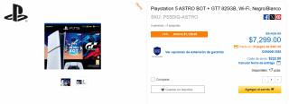 PlayStation 5 Astro Bot + GT7 825GB por $7,299 | Oferta CyberPuerta