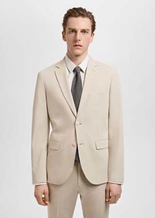 Americana traje París super slim fit por 19,99€ en Mango Outlet