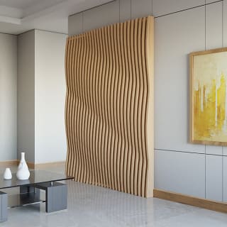 Panneau claustra ondulé 250x60 cm module 1 pour 105€ chez Castorama