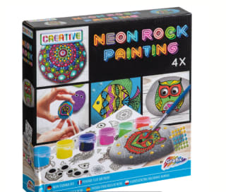 Grafix neon stenen schilderset voor €8,99
