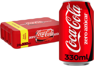 Pack 24 x 330 ml Coca-Cola Zero Azúcar por 15,74€ en Amazon