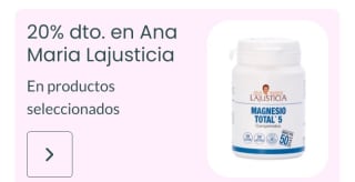 -20% de Descuento en Ana Maria Lajusticia.