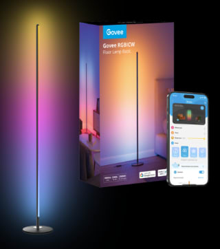 Lampadaire d'angle intelligent RGBICW Govee à 59,99€
