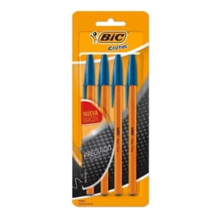 Bolígrafos Bic Round Stic Punto Mediano (5 pzas) por $6 en Walmart