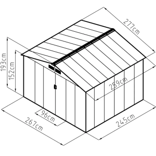 Caseta de Jardín 7,5 m² por 238€ en IberNest