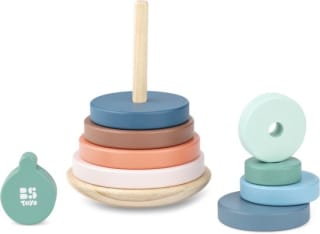 BS Toys Stapelringen (houten stapelspel) voor €6,49 bij Bol