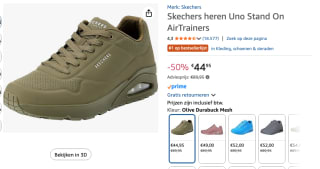 Skechers Uno - Stand On Air - Heren Sneakers voor €44,95 bij Amazon